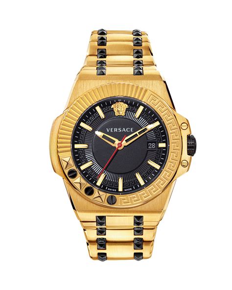 mens versace watch gold|Versace neon yellow watch.